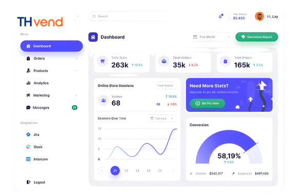 Retail Software Mockup